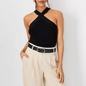 Ann Taylor Halter Sweater Shell